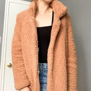 SHEIN Teddy Coat